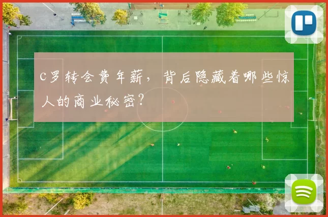 c罗转会费年薪，背后隐藏着哪些惊人的商业秘密？